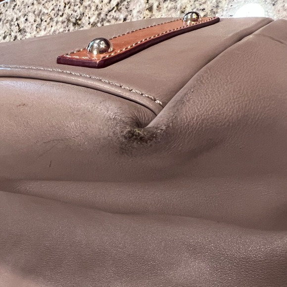 Bundle of Dooney & Bourke McKenzie Hobo with wallet. color: Taupe - Picture 12 of 17